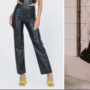 Macey faux leather pants from Princess Polly